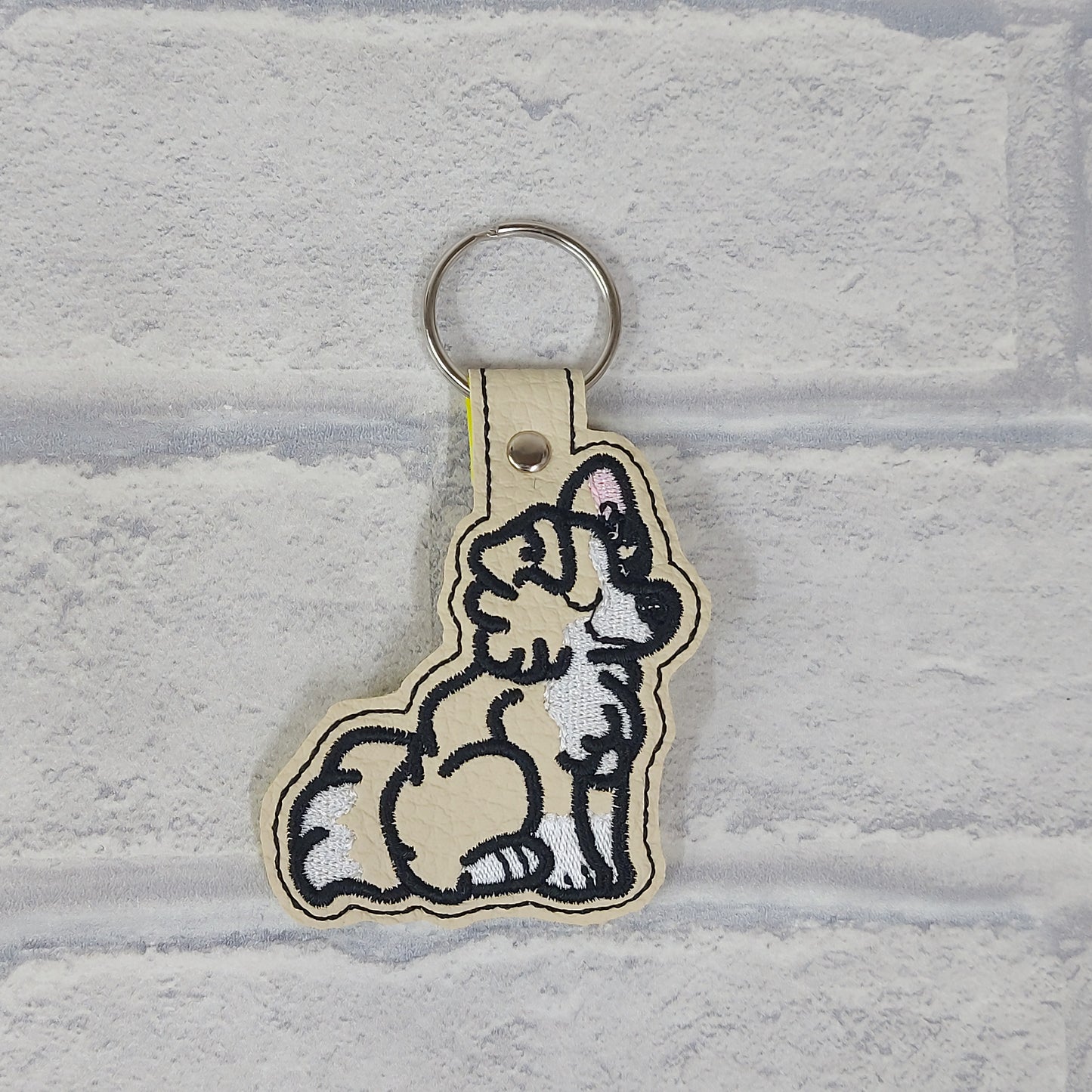 Handmade Vinyl Keyring - Dog - Various