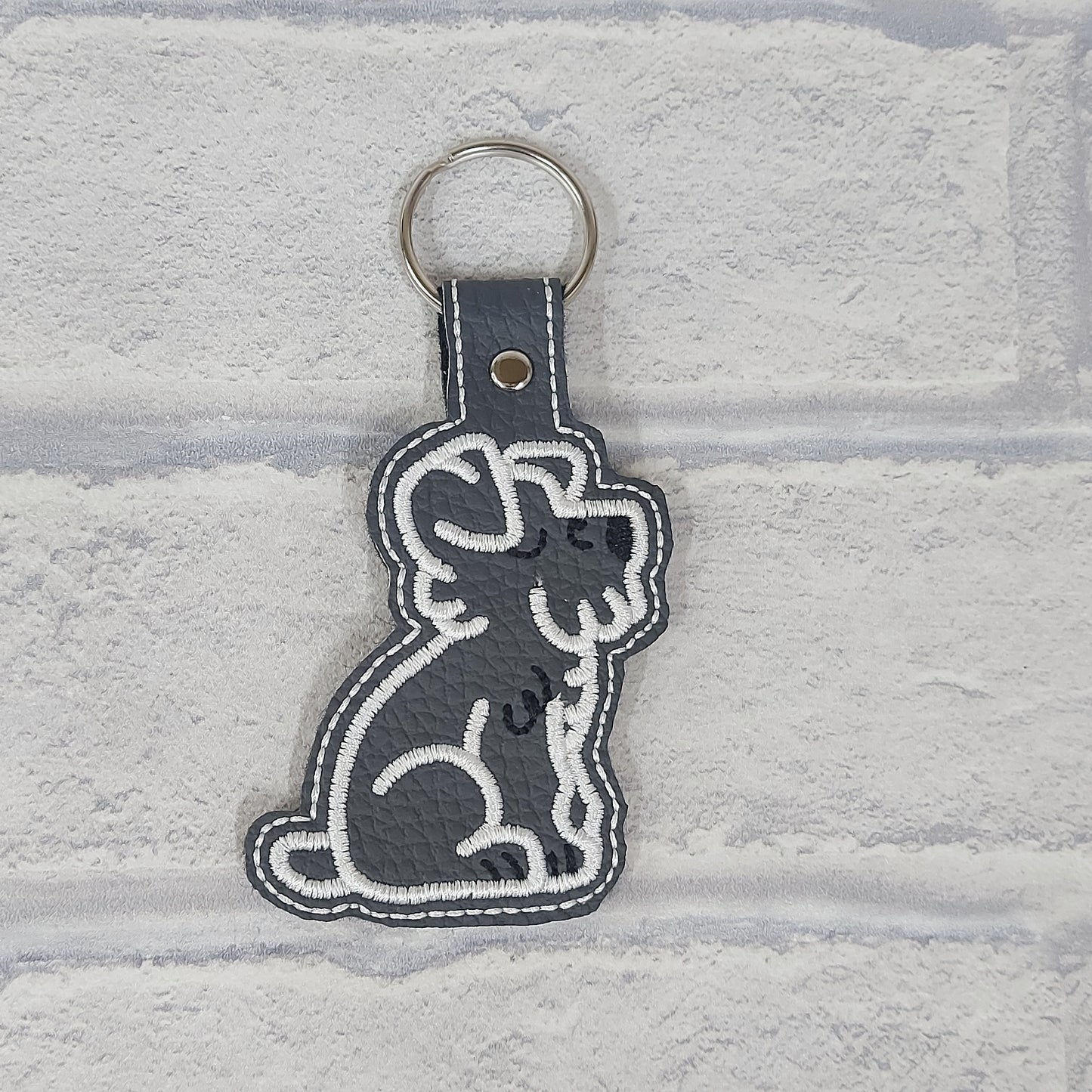 Handmade Vinyl Keyring - Dog - Various
