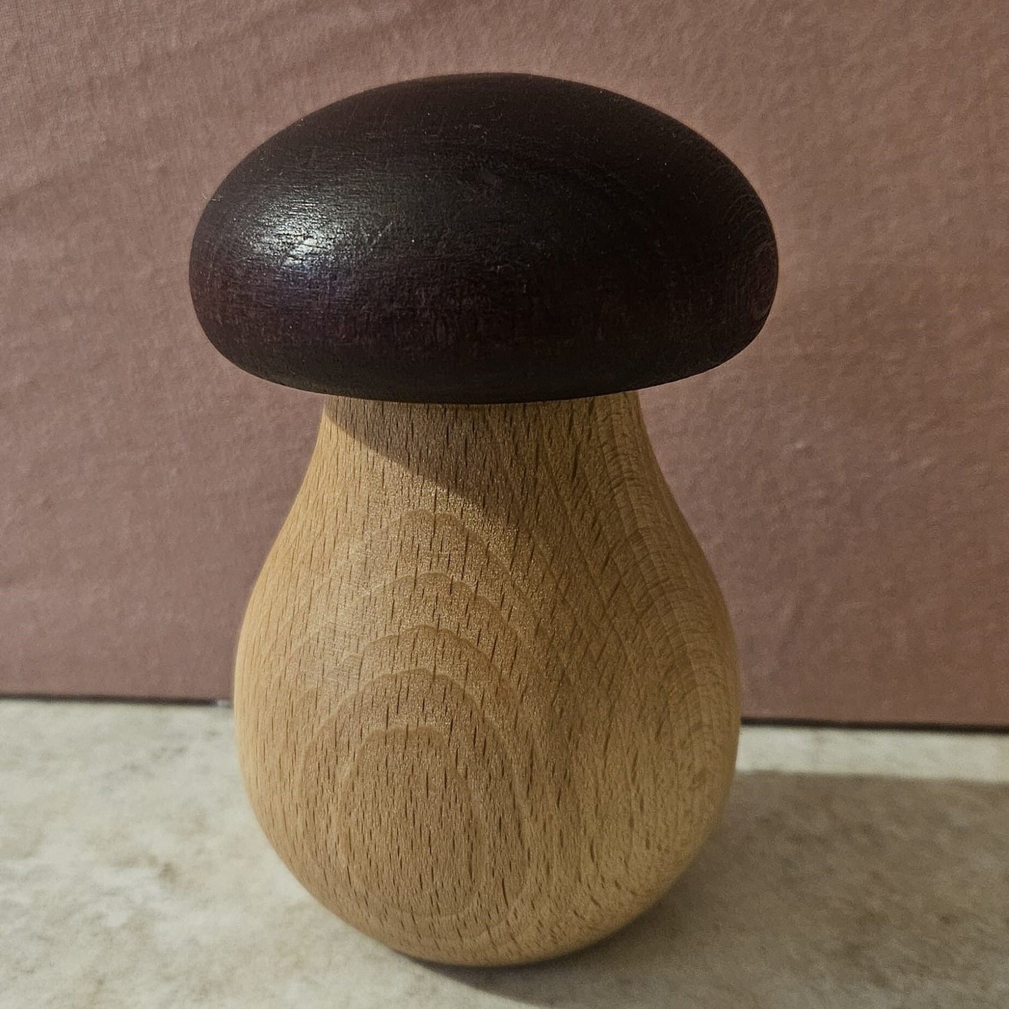 Nutcracker - Mushroom shaped wooden screw down nutcracker