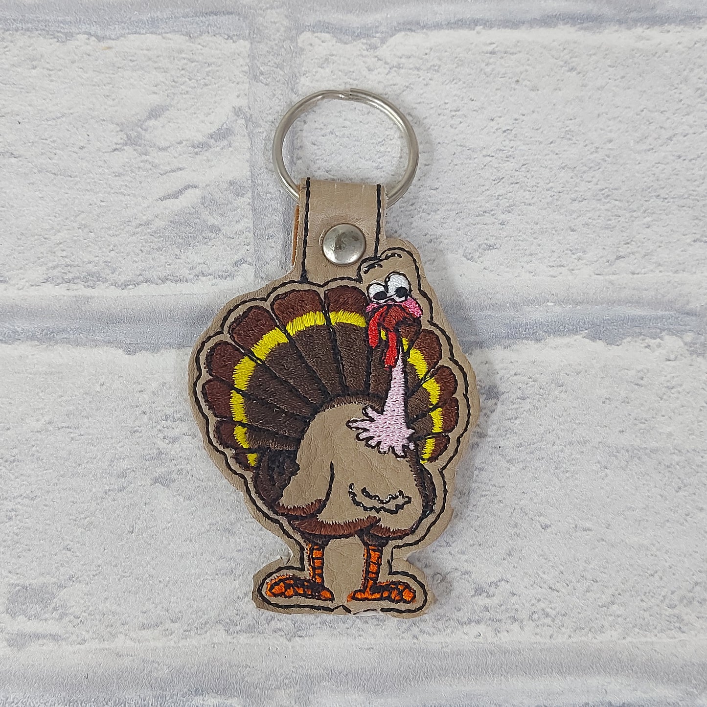 Handmade Vinyl Keyring - Turkey