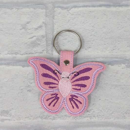 Handmade Vinyl Keyring - Cute Butterfly