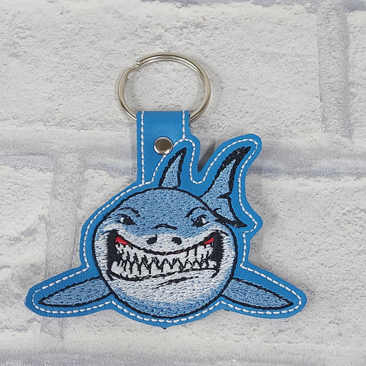 Handmade Vinyl Keyring - Shark