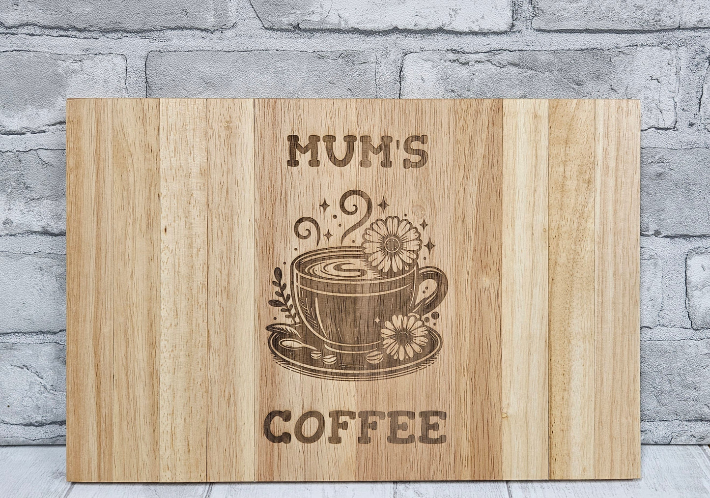 Personalised Flexible Sofa Tray - Mum's Coffee