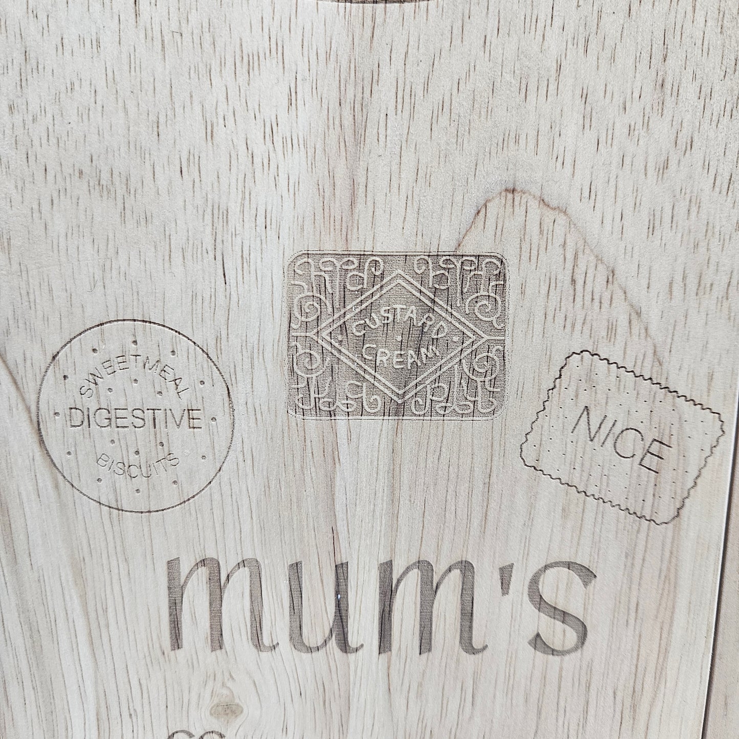 Personalised Flexible Sofa Tray - Mum's Coffee & Biscuits