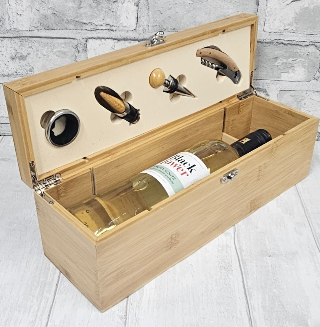 Personalised Wine Gift Box Set