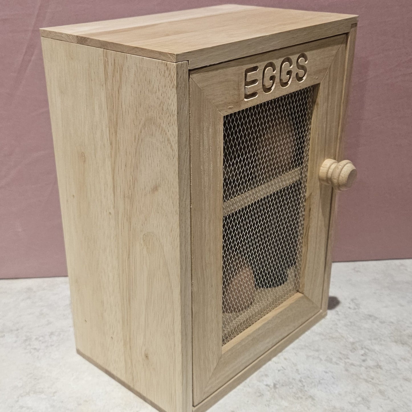 Hevea Wood Egg Storage unit Storage Cupboard