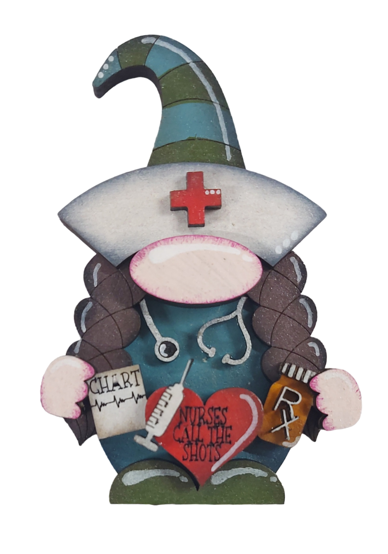 PAINTABLE FEMALE NURSE GONK / GNOME