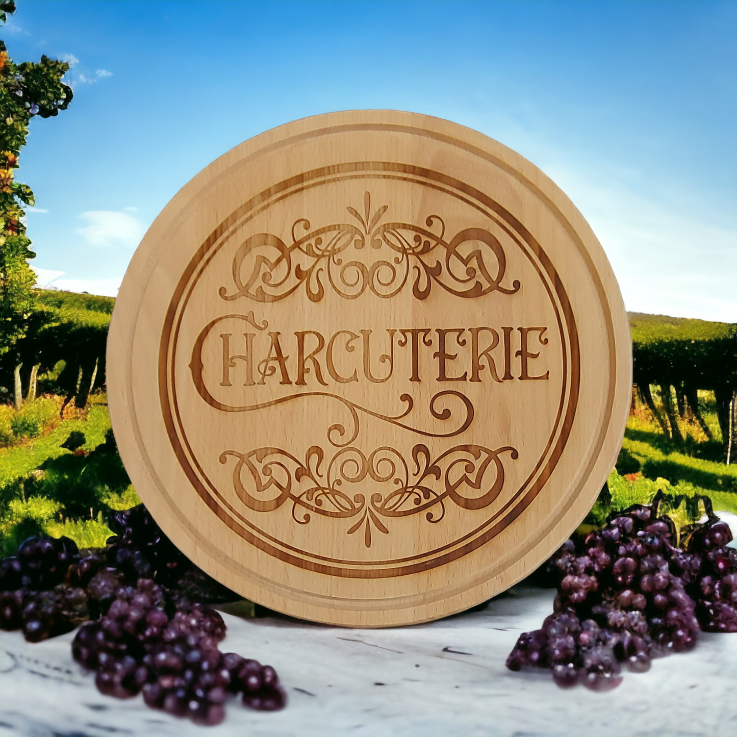 Beech Chopping Board - engraved Charcuterie