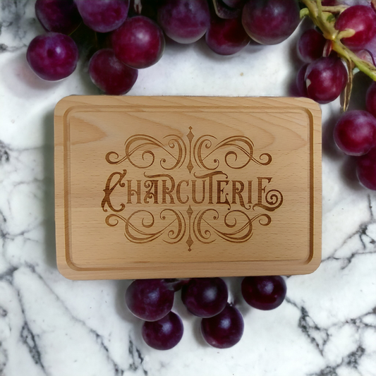 Beech Chopping Board Medium Rectangle  - engraved Charcuterie