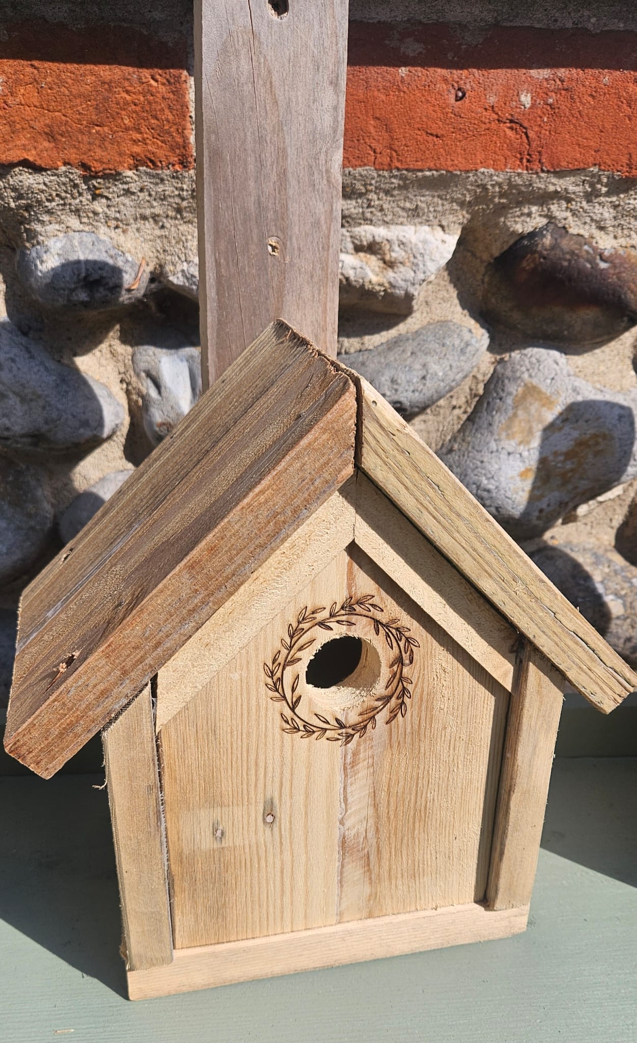 Bird Nest Box - Recycled Wood