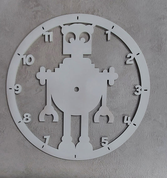 PAINTABLE ROBOT CLOCK