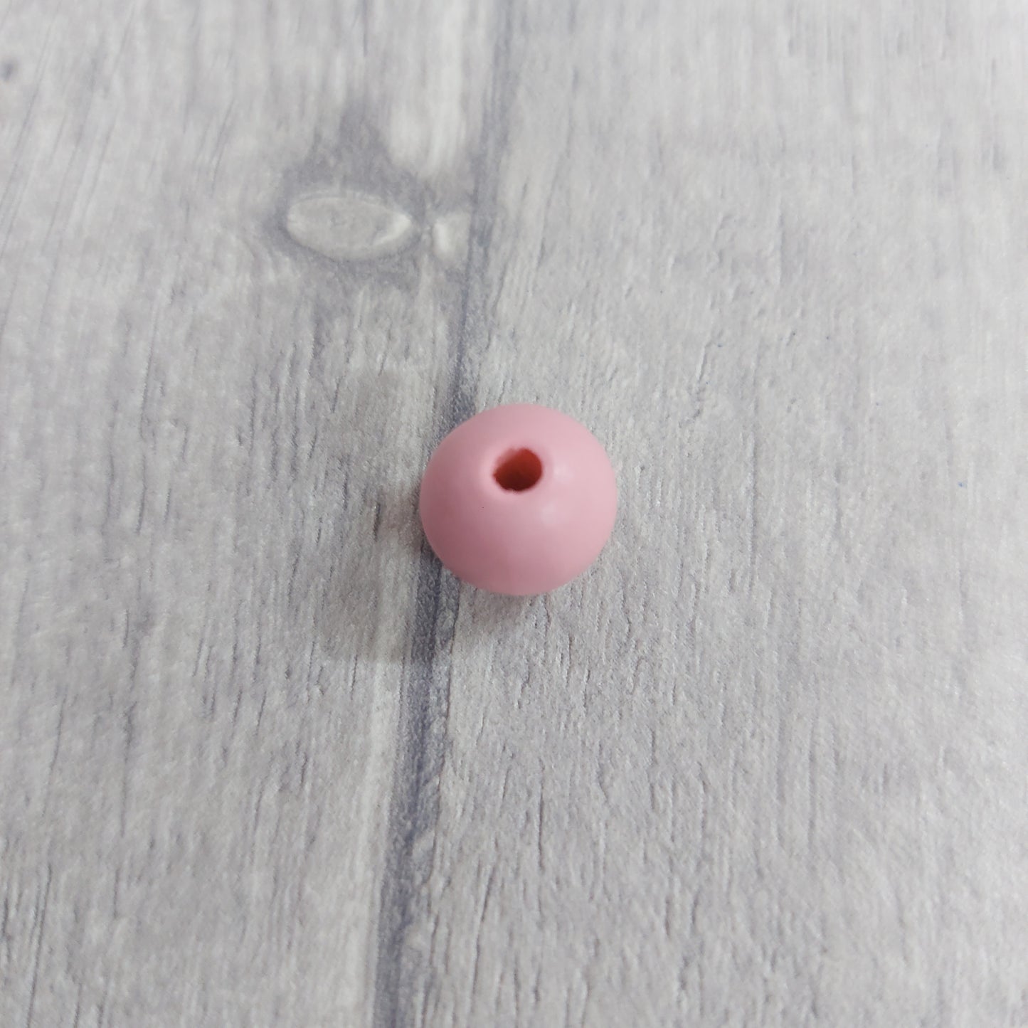 10 x PAINTED WOOD BEADS 12MM - Various colours available