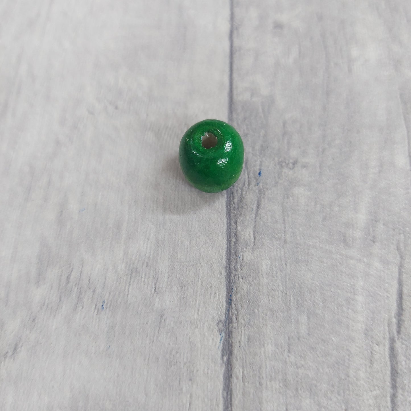 10 x PAINTED WOOD BEADS 12MM - Various colours available