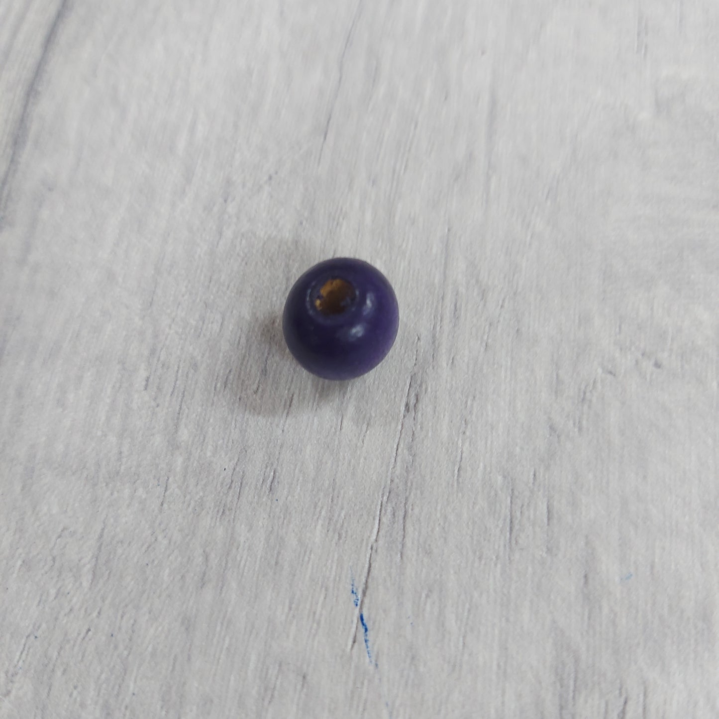 10 x PAINTED WOOD BEADS 12MM - Various colours available