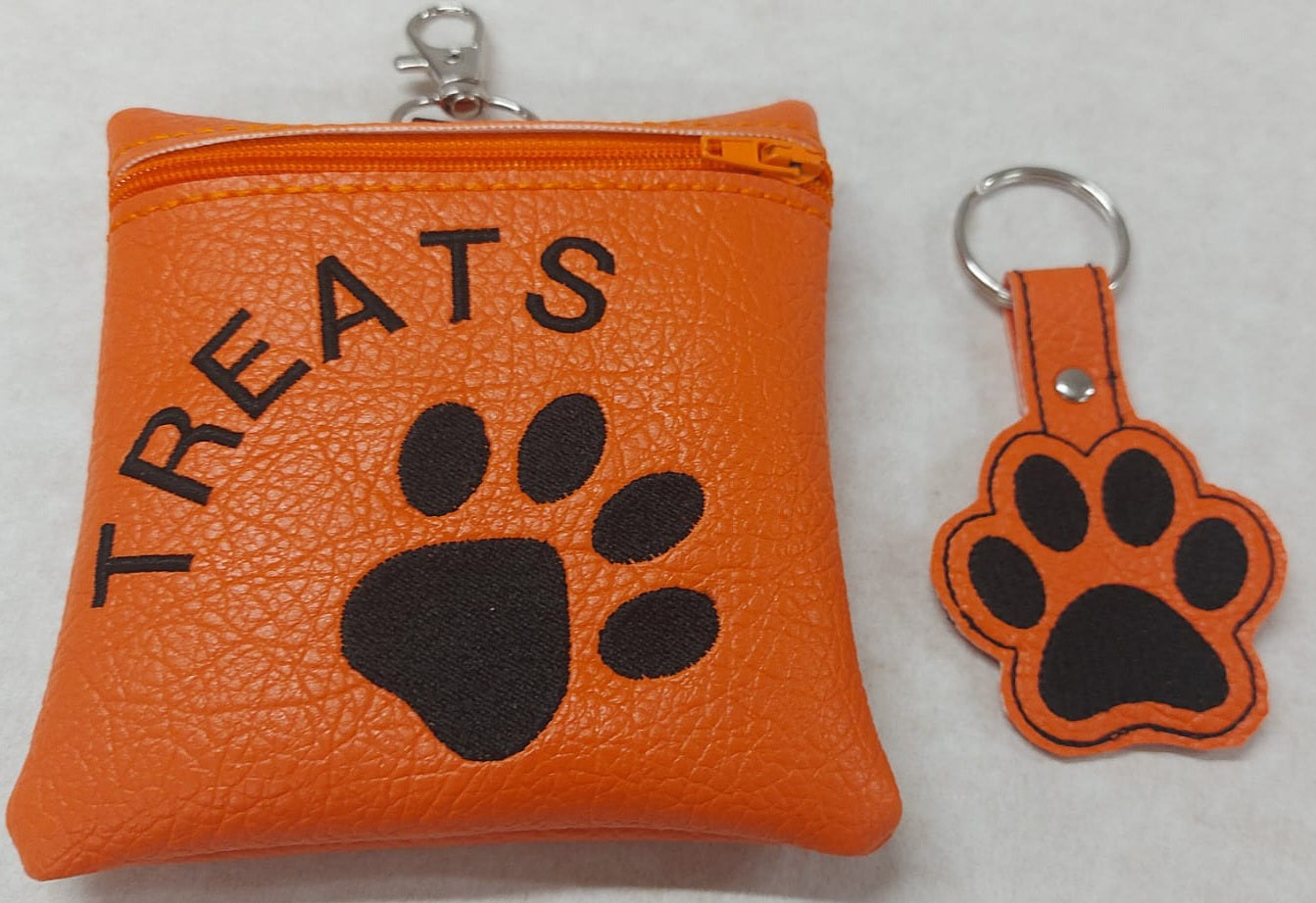 ULTIMATE DOG WALKERS GIFT SET ORANGE/BLACK - Walking Bag/Treat Bag/Keyring/Towel/Waste bag holder/ Poo Bags