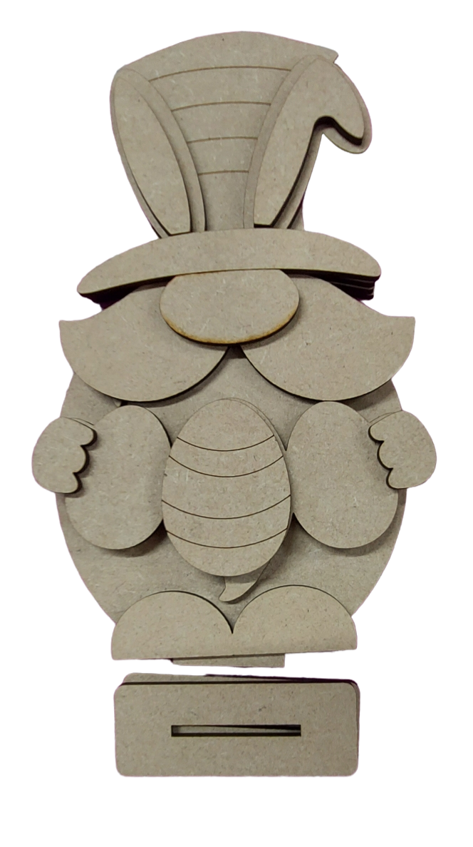 PAINTABLE MDF EASTER GONK/GNOME KIT