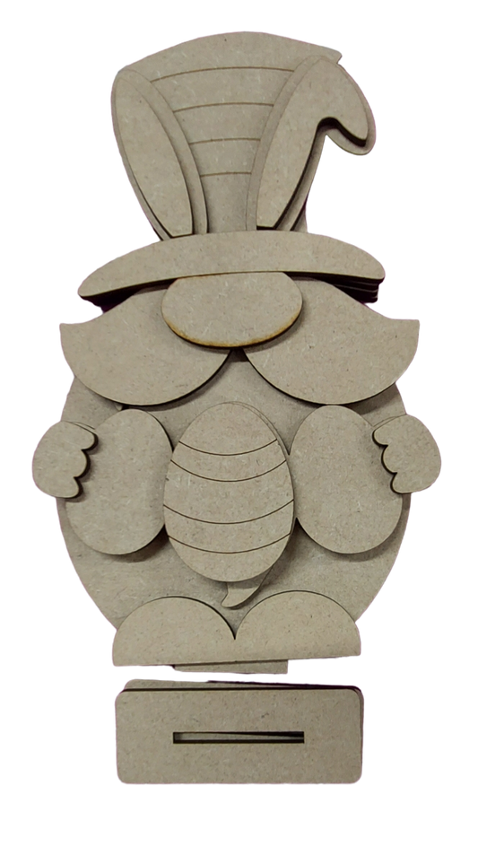 PAINTABLE MDF EASTER GONK/GNOME KIT