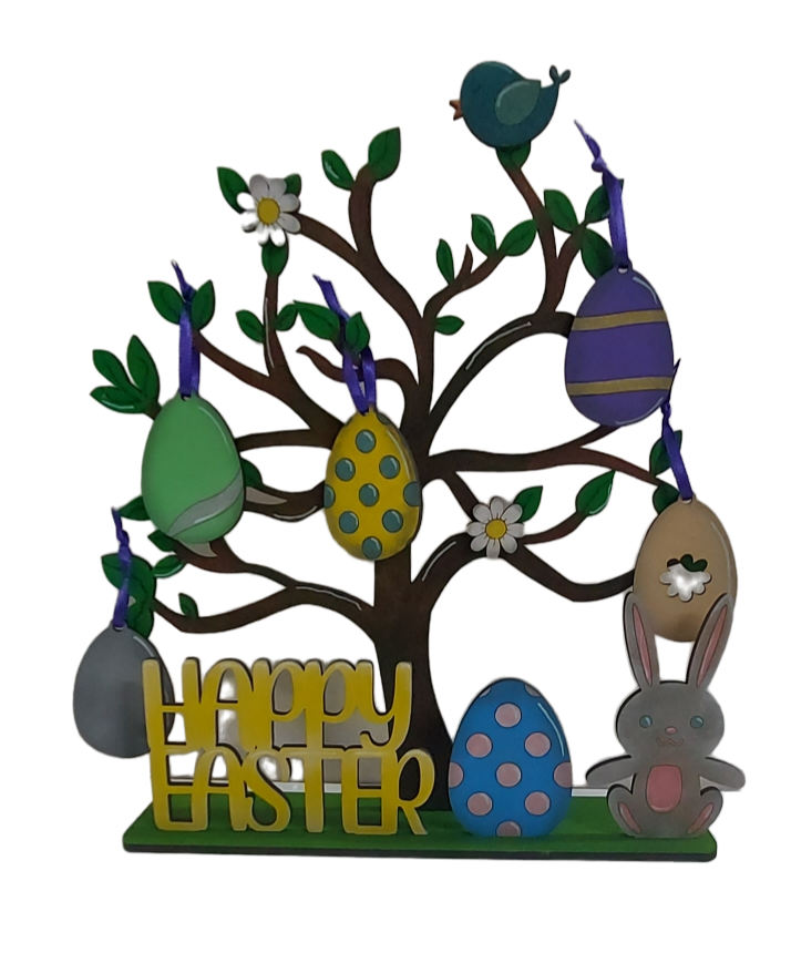 PAINTABLE MDF EASTER TREE KIT