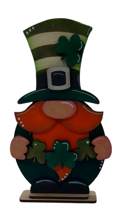 PAINTABLE LUCKY SHAMROCK GONK / GNOME