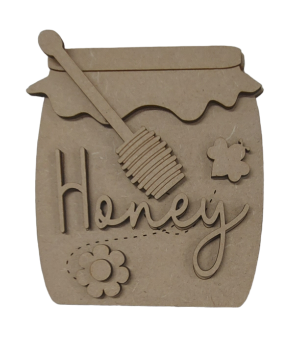 PAINTABLE MDF BLANK - Honey Pot