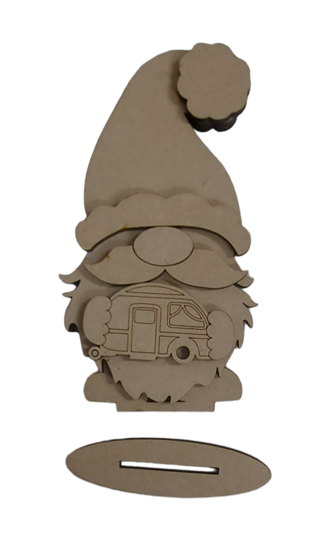 PAINTABLE MDF MALE GONK / GNOME small - VARIOUS OPTIONS