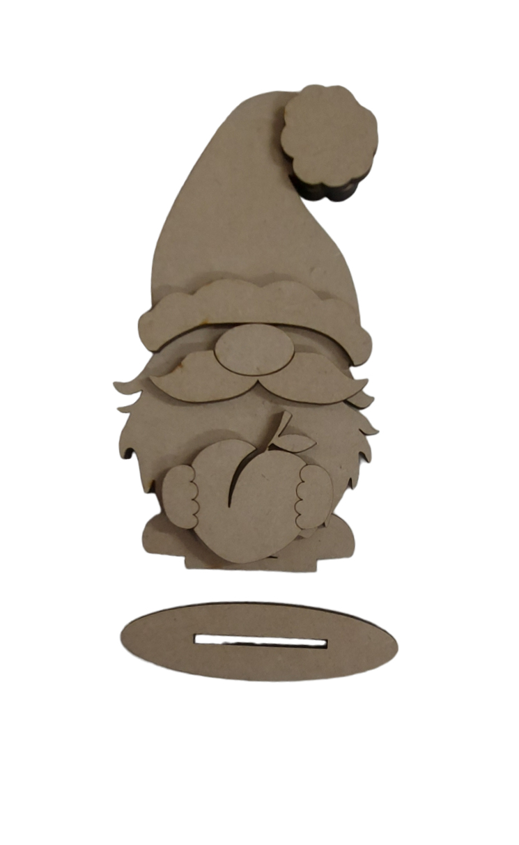 PAINTABLE MDF MALE GONK / GNOME small - VARIOUS OPTIONS