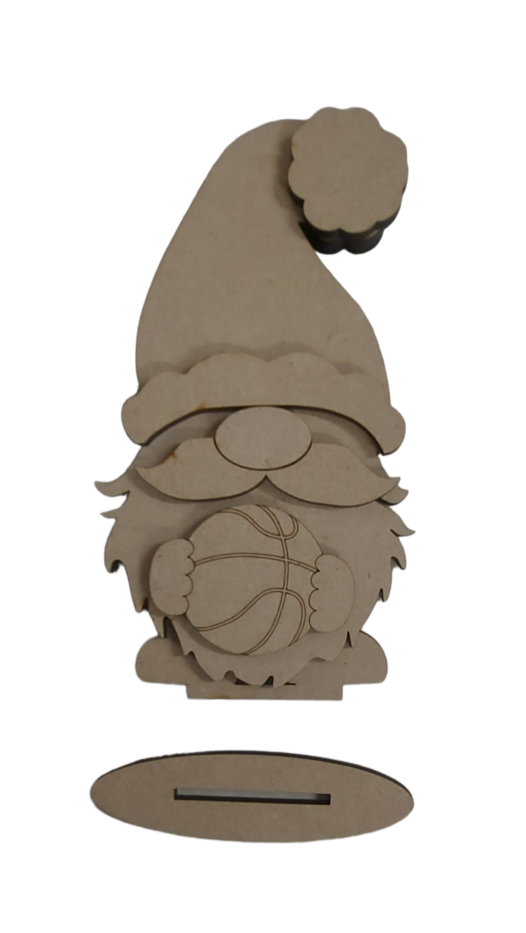 PAINTABLE MDF MALE GONK / GNOME small - VARIOUS OPTIONS