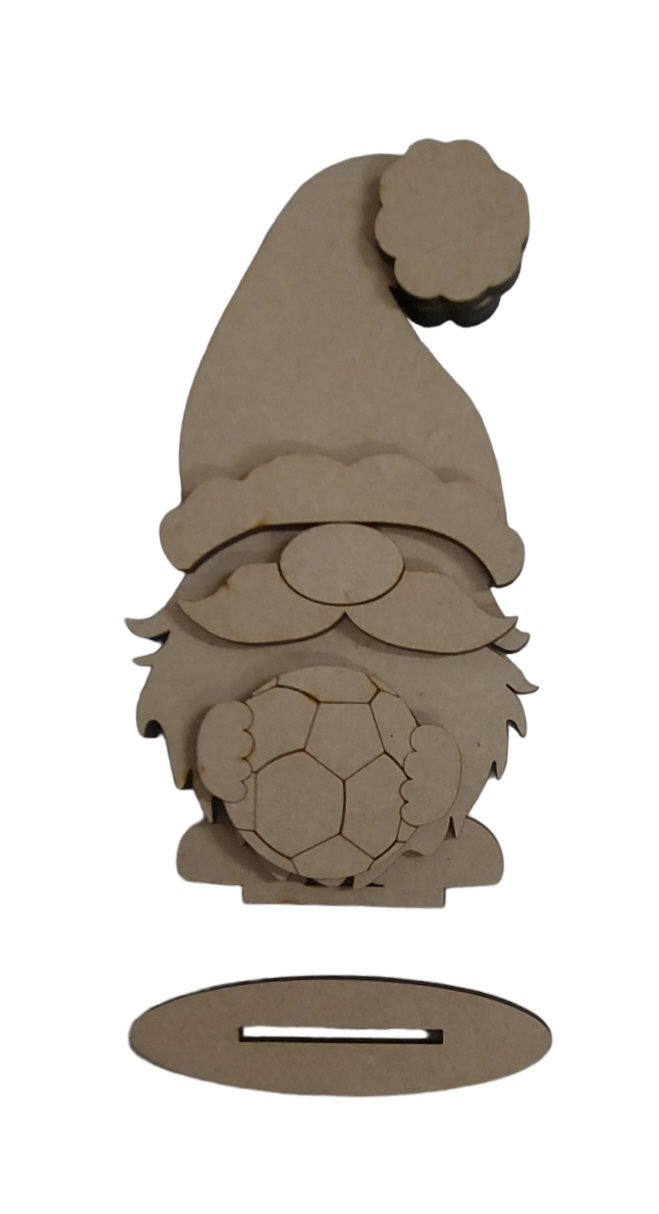 PAINTABLE MDF MALE GONK / GNOME small - VARIOUS OPTIONS