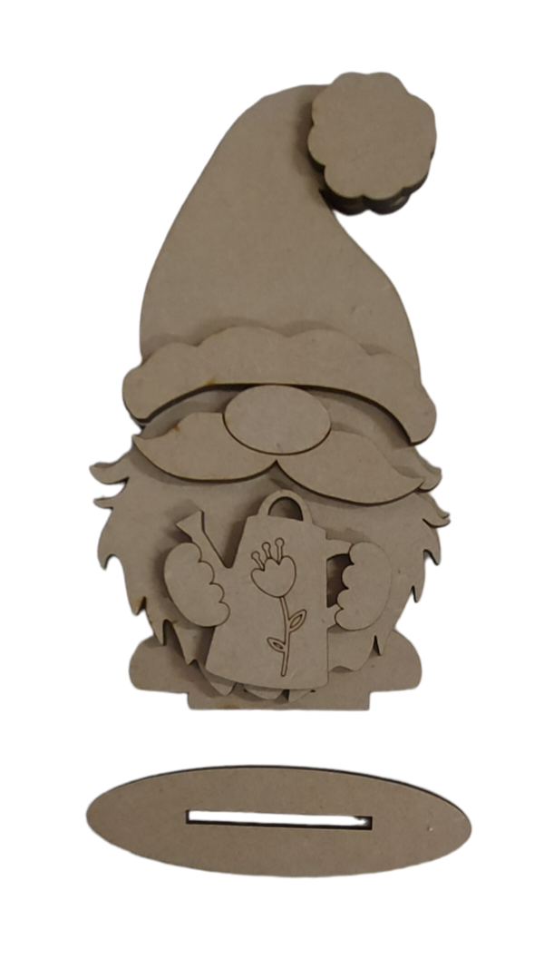 PAINTABLE MDF MALE GONK / GNOME small - VARIOUS OPTIONS