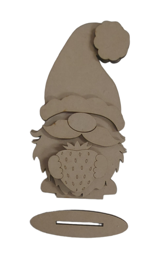 PAINTABLE MDF MALE GONK / GNOME small - VARIOUS OPTIONS