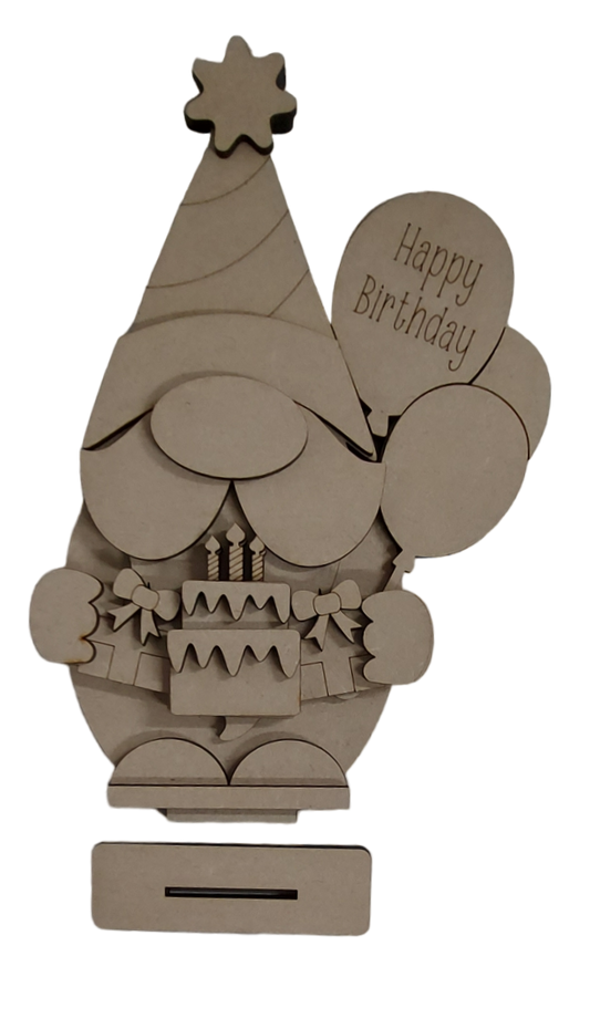 PAINTABLE HAPPY BITHDAY GONK / GNOME